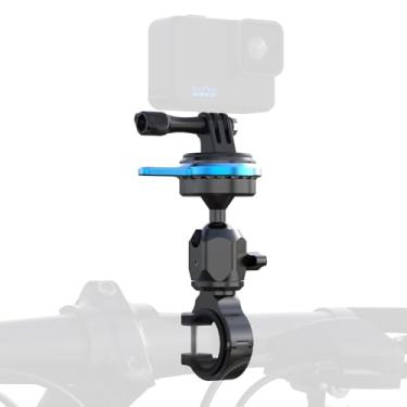 Imagem de Suporte para guidão de bicicleta compatível com câmeras de ação DJI GoPro Hero 13 12 11 10 9 8 7 6 5 Session DJI