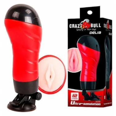 Imagem de Masturbador Crazy Bull Controle De Voz Delia Sensação Real, Para Prazer Tecnológico Bem-Estar Sexual