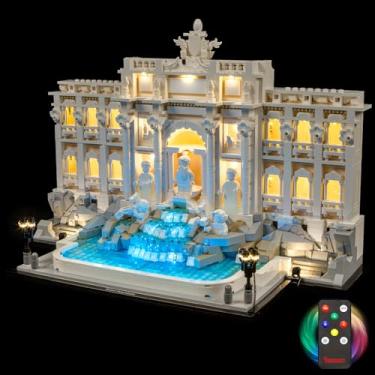 Imagem de BRIKSMAX Kit de luz para Lego21062 Fonte de Trevi (versão de controle remoto - Iluminação LED inovadora compatível com arquitetura Lego - Conjunto Lego não incluído