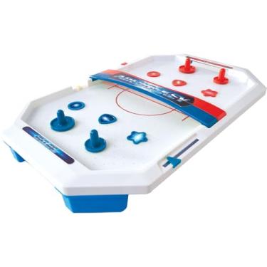 Imagem de International Playthings Electronic Table-Top Air Hockey - Fast-Paced Sports Fun in an Easily Portable Battery-Operated Rink for Ages 5 and Up (P25118)