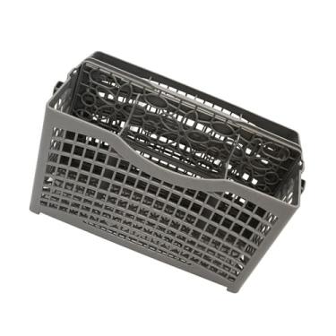 Imagem de Cesta de talheres para lava-louças, cesta de armazenamento, talheres, garfo, colher, caixa de armazenamento, compatível com lava-louças Whirlpool/Kitchenaid/LG