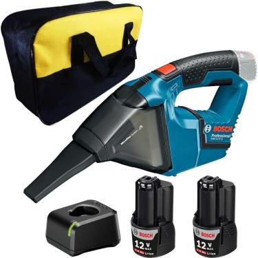 Imagem de Aspirador de Pó GAS 12V-LI com 2 Baterias Carregador Bivolt BOSCH e Bolsa EVALD