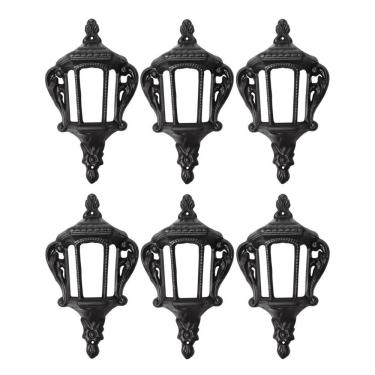 Imagem de Kit 6 Arandelas Externa Interna De Parede Em Ferro Fundido