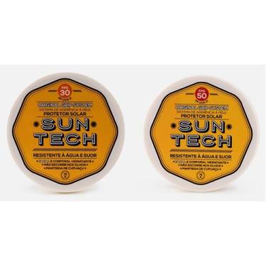 Imagem de Kit 02 Protetores Solar Esportivo 5H Duração 30/50 FPS 150g Suntech