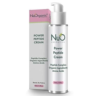 Imagem de NuOrganic Cosmetics Creme Facial Peptide: Antienvelhecimento + Rugas Firmeza Tonalidade Elasticidade - Patenteado Ciência Fitocelular 18X Mais Eficaz Pele Melhor Em 7 Dias Vegano