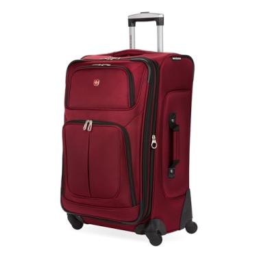 Imagem de SwissGear Bagagem expansível Sion Softside, Borgonha, Checked-Large 29-Inch, Bagagem expansível Sion Softside