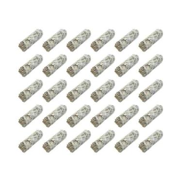 Imagem de Varas De Limpeza De Sálvia Branca Natural, 5-30 Unidades, Folha Pura D