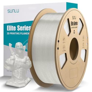 Imagem de SUNLU Filamento oficial Elite PETG 1,75 mm - 1 kg (2,2 lbs) Filamento de impressora 3D PETG forte, precisão dimensional de 1,75 mm +/- 0,02 mm, 320 metros, PETG transparente