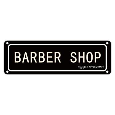 Imagem de Placa de lata Barber Shop Pub Home Vintage Retro Poster Cafe Placa de Metal Placa de Lata 10 x 40 cm
