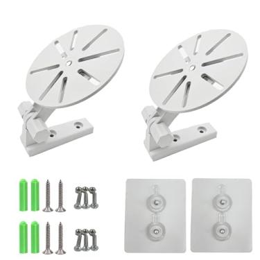 Imagem de Suporte de câmera Dome para parede, tipo L, suporte de came, suporte de teto, suporte de base para webcam IP de segurança, ambientes internos e externos, monitor de bebê CCTV (montagem + parafusos