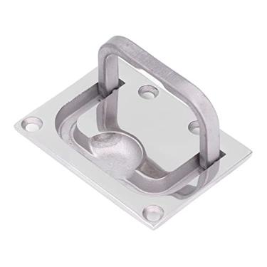 Imagem de Zerodis Com Alça de Punção D, Espelho de Aço Inoxidável de 316 Metros Quadrados para As Portas do Console Central e o Alojamento Elétrico Elétrico e Durável, Prático para Uso Rápido (76 * 56mm)