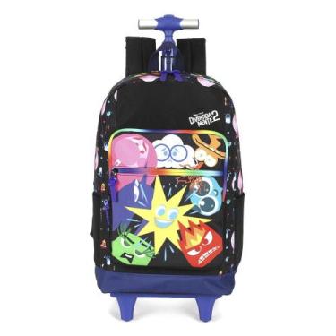 Imagem de Mochila Carrinho Roxo Kids Divertida Mente 2 Luxcel, PRETO, UN