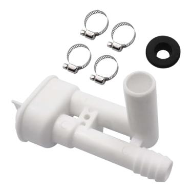 Imagem de kingsea 385316906 Kit de disjuntor a vácuo de banheiro RV compatível com Dometic Sealand VacuFlush banheiros de viagem sem gancho de pulverizador manual