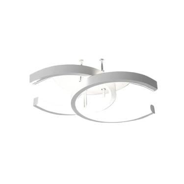 Imagem de 3 Cores(110V/220V) Luminária De Teto Led Minimalista Moderna Pendente Lustre Plafon para Sala Quarto Cozinha Ceiling Ligh (CC-Branco /3 Cores (110V-220V))