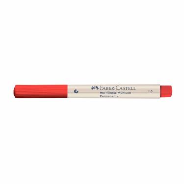 Imagem de Marcador permanente Multimark 1.0mm Vermelho Faber-Castell