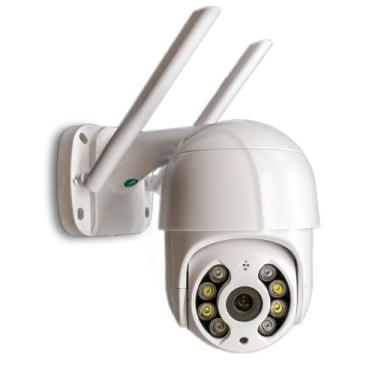 Imagem de Kit 7 Câmera Externa IP Prova D'água Infravermelho Externa Wifi HD - O