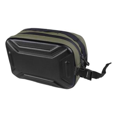 Imagem de simhoa Bolsa para quadro dianteiro de bicicleta, mochila para trilhas, 3L, acessório prático, Verde