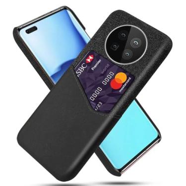 Imagem de Capa para Huawei Mate 40 PRO,Anti-deslizamento,Proteção contra quedas de 360°,Resistência à impressão digital,Tela e caso de couro PU com 1 slot de cartão atrás-Black