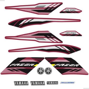Imagem de Adesivos Para Moto Yamaha Fazer 150 SED YS 2016 + Emblemas - SPORTINOX