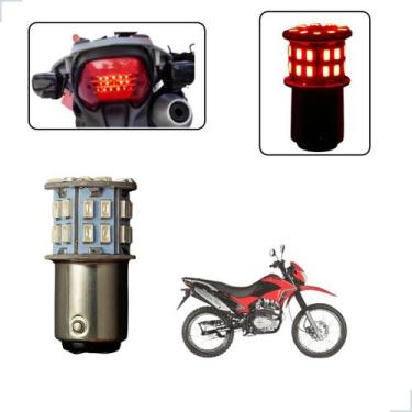 Imagem de Lâmpada Led Freio 2 Polo 1157 50 Leds Moto XR 250