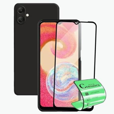 Imagem de Película de Cerâmica + Capa Capinha Case Para Galaxy A04E Nanogel Não Quebra