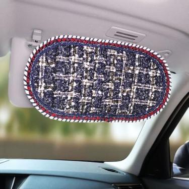 Imagem de Bonito estilo bonito carro multifuncional viseira solar saco de lenços CD viseira organizador durável acessórios automotivos para mulheres (5)
