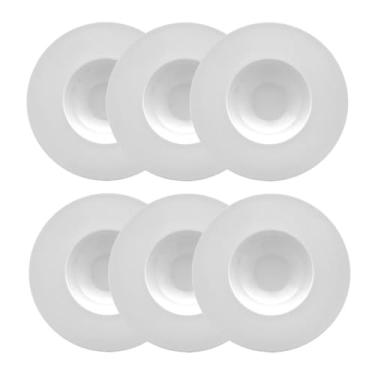 Imagem de Jogo de pratos fundos bistrô em porcelana Strauss Sable 30,5cm 6 peças