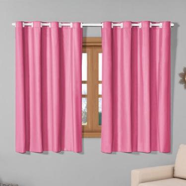 Imagem de Cortina Blackout 2,20m x 1,30m Corta 100% A Luz para Sala Quarto Janel