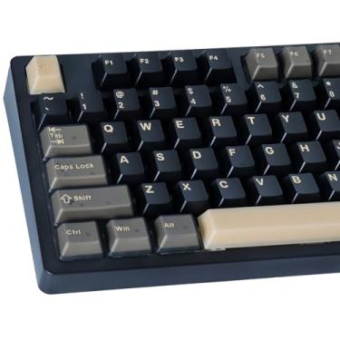 Imagem de Teclas de jade semitransparentes, teclado PBT&PC Double Shot Jelly com 163 teclas, conjunto de teclas de perfil cereja para 60%/65%/75%/TKL/96%/100% US & UK Layout teclado mecânico magnético, Wukong