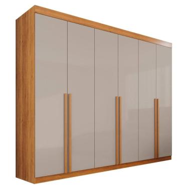Imagem de Guarda-Roupa 6 Portas 8 Gavetas MDF Dubai – Mais Móveis