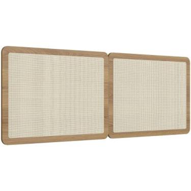 Imagem de Cabeceira Cama Box Queen Painel Com Telinha 160cm Moss A03 Hanover - L