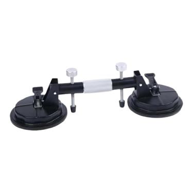 Imagem de Generic Ajustador de juntas de granito, poderoso e prático com ventosas, ferramenta de junção de para nivelamento de lajes de pedra de mármore, Preto