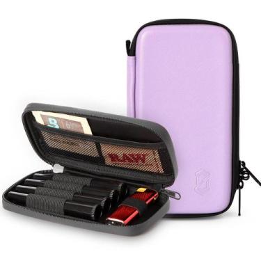 Imagem de Bolsa à prova de cheiro OZCHIN com 4 tubos revestidos de carbono roxo