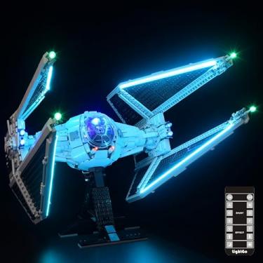 Imagem de LightGo Kit De Iluminação Led Para Star Wars Lego 75382 Tie Interceptor, Conjunto Construção, Não Inclui Modelo (Versão Remota)