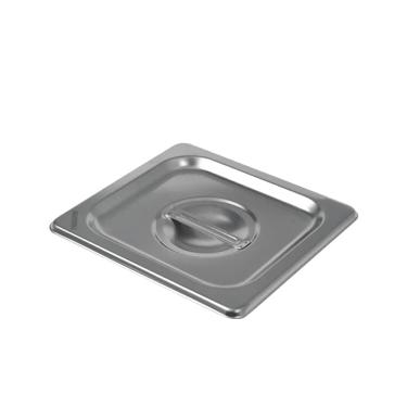 Imagem de Tampa Para Cuba Gastronômica GN 1/6 Aço Inox Sem Recorte