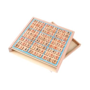 Imagem de simhoa Quebra-cabeças Jogo de tabuleiro Teaser Jogo Brinquedo Atividade interativa Fácil armazenamento, Brinquedo educativo Jogo de raciocínio numérico para