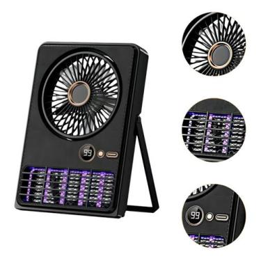 Imagem de Eps-025m8 Mini Ventilador De Mesa Multifuncional 2 Em 1 Mata Mosquito 