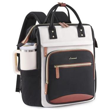 Imagem de Mochila para laptop LOVEVOOK para mulheres de 15,6" à prova d'água