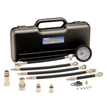 Imagem de Mityvac MV5530 Kit de teste de compressão profissional, inclui tudo o que é necessário para realizar testes de compressão a seco e úmido em motores a gasolina ou gasolina
