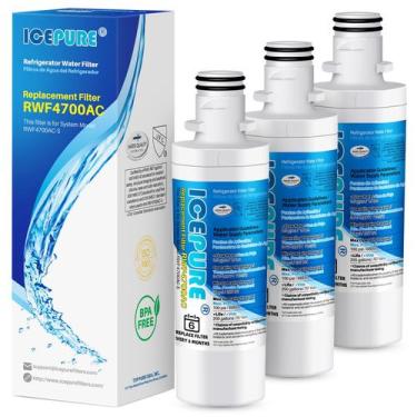 Imagem de Filtro de água de geladeira ICEPURE MDJ64844601 para LG LT1000P