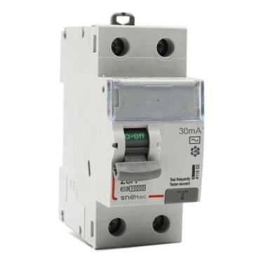 Imagem de IDR Interruptor Dif. Residual 220V DR 30mA Snetec SDR263, 10A