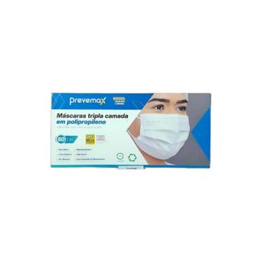 Imagem de Máscara Tripla Camada Antibacteriana - Prevemax