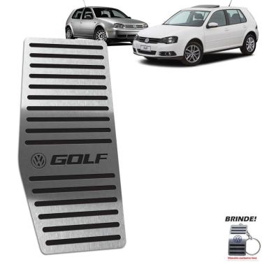 Imagem de Descanso de Pé Em Aço Inox Preto Volkswagen Golf 1999 A 2013