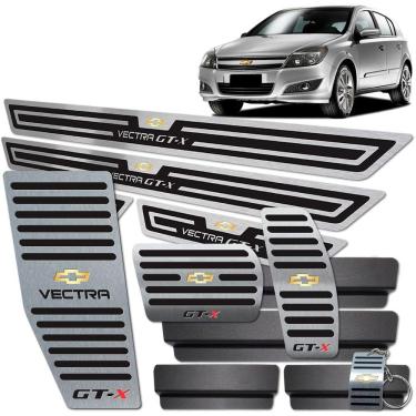 Imagem de Descanso Soleira Pedaleira Auto Vectra Gt-X 2008 2011 Preto