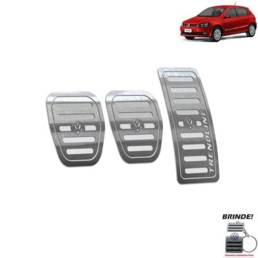 Imagem de Pedaleira Manual Volkswagen Gol Trendline G6 G7 Prata