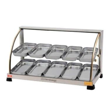 Imagem de Estufa para Salgados 10 Bandejas Dupla Linha Ouro Marchesoni, 110V