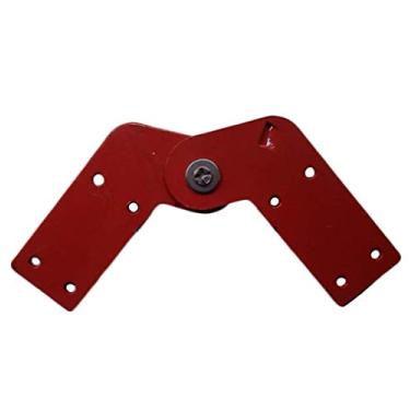 Imagem de Kit de substituição de dobradiça de escada de alumínio espinha de peixe, acessório de escada de sótão (2 peças) (pequeno)