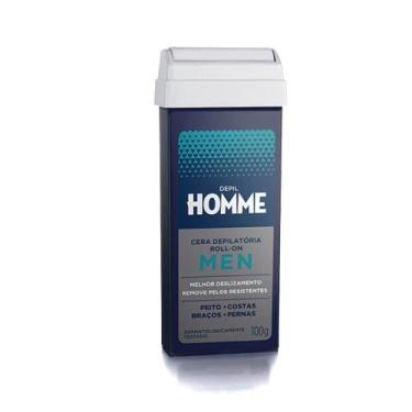 Imagem de Refil Cera Depilatória Roll-on Depil Homme Maculino Deo 100g - Depil B