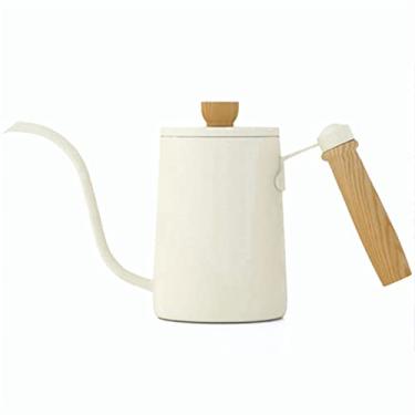 Imagem de Chaleira de café, chaleira de aço inoxidável, bico de pescoço de ganso, saco de gotejamento, gêiser, cafeteira, jarro de 600 ml, bule de chá