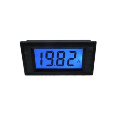 Imagem de NHJLFKSA Voltímetro CC Medidor de tensão CC dois fios LCD Voltímetro digital Volt Panel Meter LCD Blue Backlight Voltage Gauge DC Voltage Tester (Tamanho: DC18-80V)